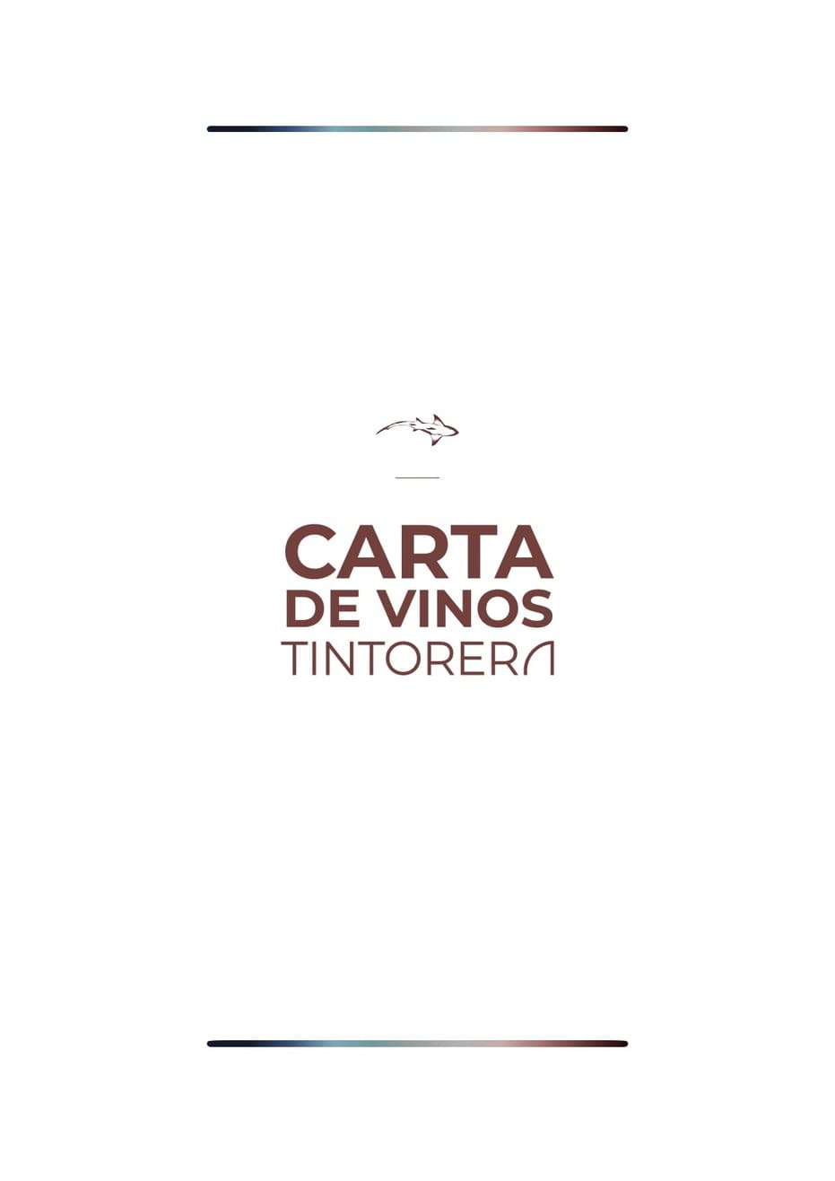 Carta de vinos: Portada